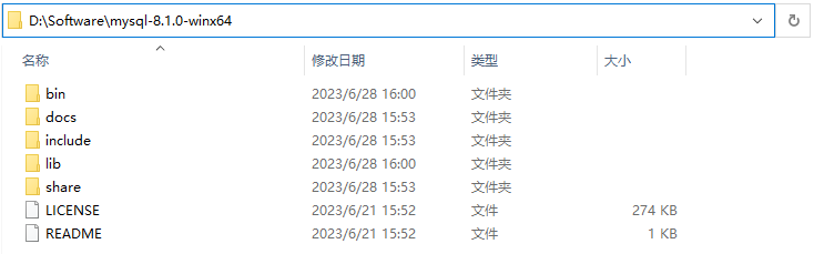 Windows 安装 MySQL 8.1 (图文教程),MySQL解压路径,第2张