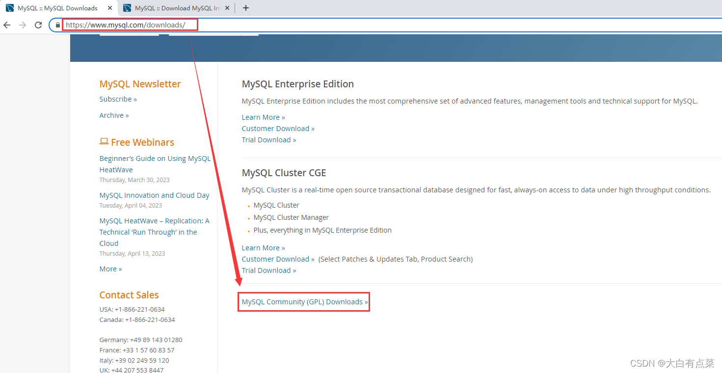 最新 MySQL 8.0.32 在Win10安装部署（详细）,下载MySQL-8.0.32安装包1,第1张