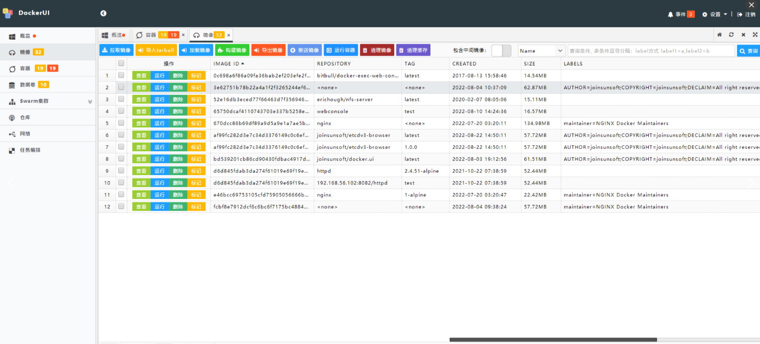 Docker容器的可视化管理工具—DockerUI本地部署与远程访问,f19d10e37e1fe2b35604faa14f7ee89,第3张