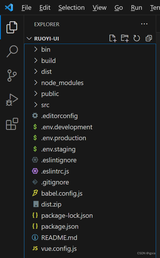 若依框架（一）使用若依框架从0到1快速搭建springboot + vue 项目,在这里插入图片描述,第6张