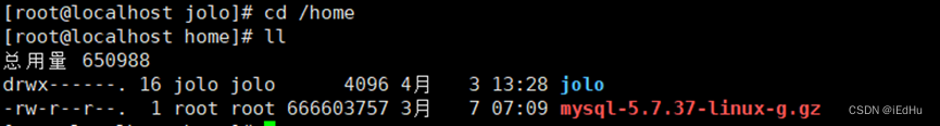 MySQL下载及安装超详细图文教程(Linux版),注意切换路径,第3张