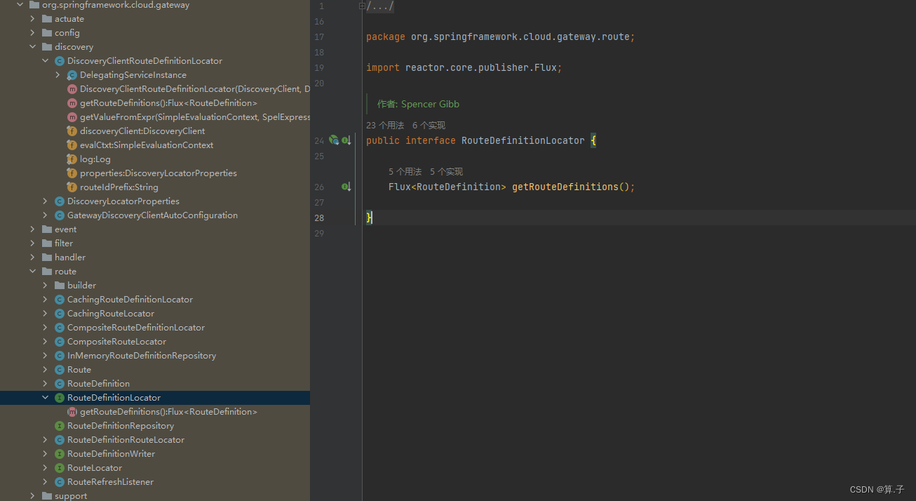 三分钟了解Spring Cloud Gateway路由转发之自动路由,RouteDefinitionLocator接口,第4张