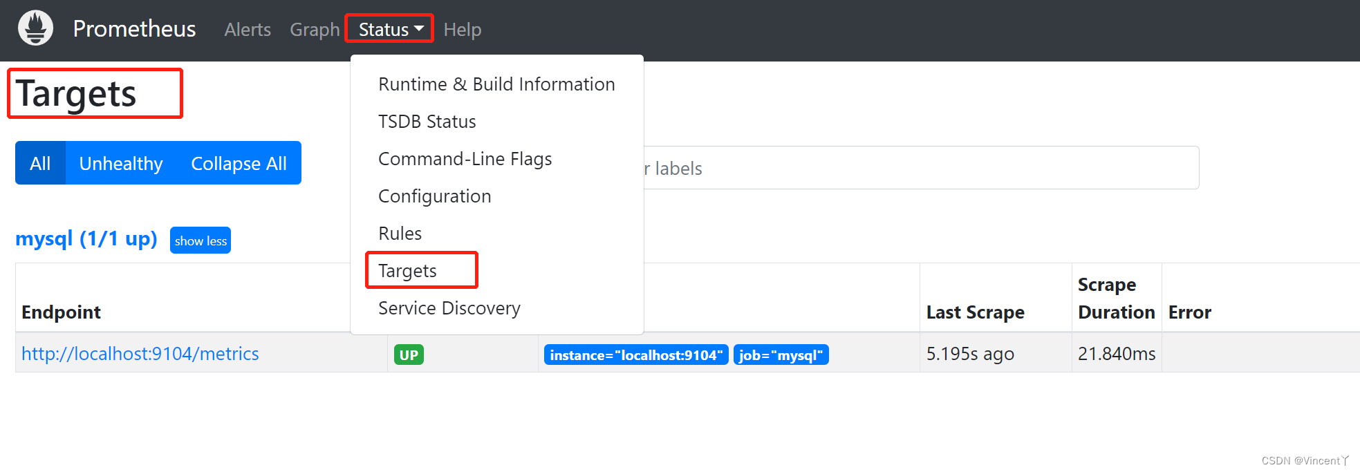 5分钟搭建MySQL监控平台（mysql-exporter+Prometheus+Grafana）,第13张