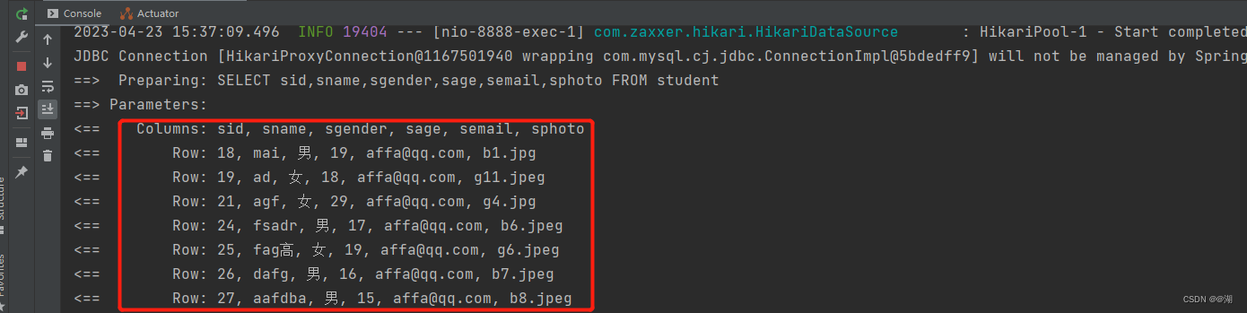 Mybatis-Plus详解(新建maven项目、查询所有信息、打印SQL日志、实现CRUD(增删改查)、分页、条件查询且分页，前后端分离式开发),在这里插入图片描述,第7张