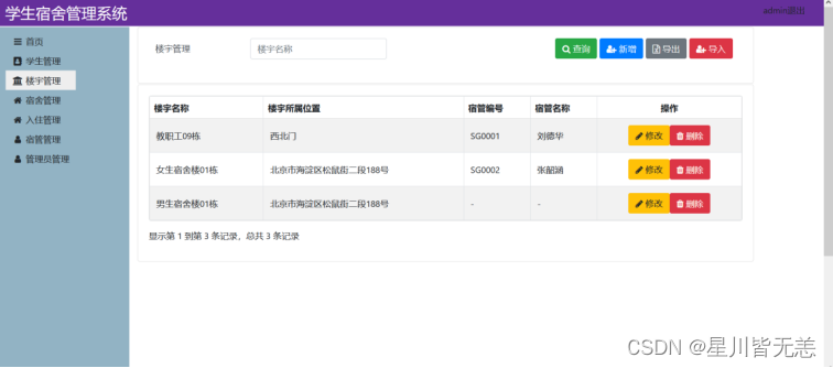 大数据SpringBoot项目——基于SpringBoot+Bootstrap框架的学生宿舍管理系统的设计与实现,在这里插入图片描述,第66张