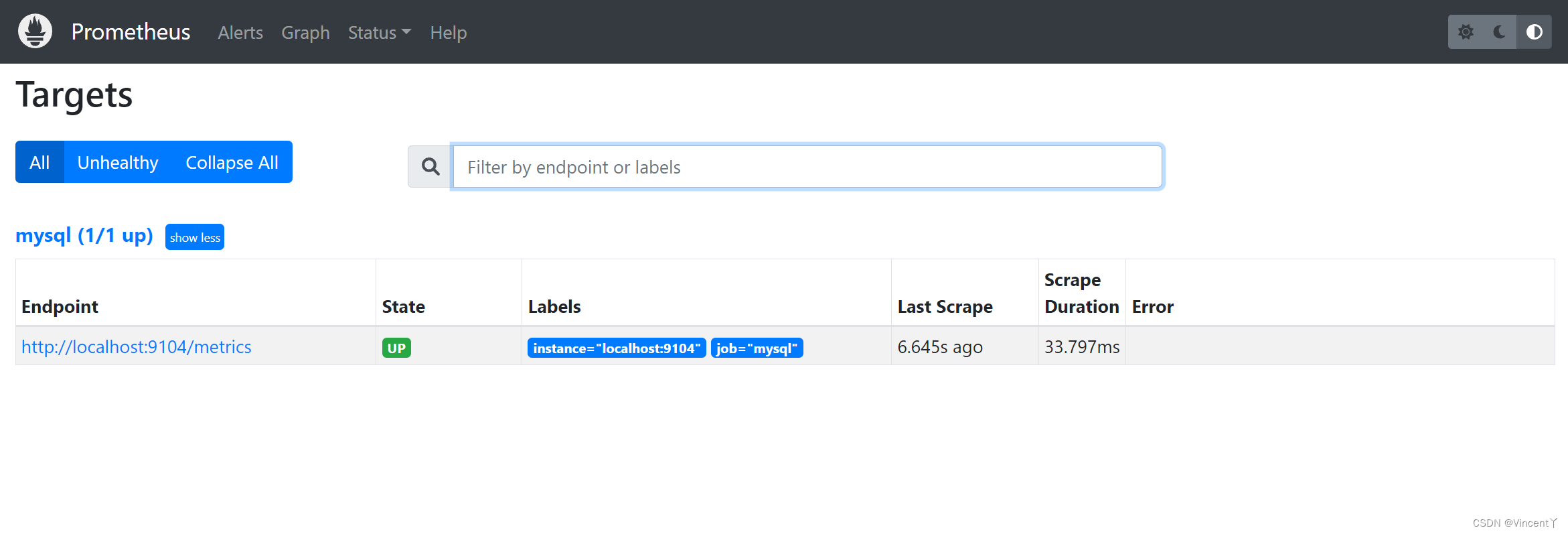 5分钟搭建MySQL监控平台（mysql-exporter+Prometheus+Grafana）,第11张