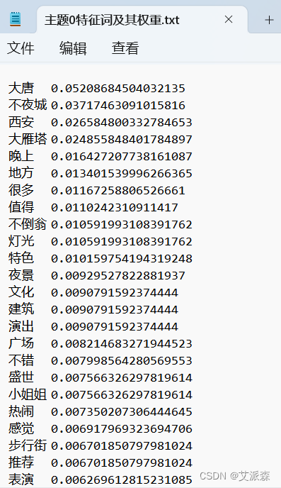 基于爬虫+词云图+Kmeans聚类+LDA主题分析+社会网络语义分析对大唐不夜城用户评论进行分析,4b18f920bc664c098e6c99a4f83c33c1.png,第38张