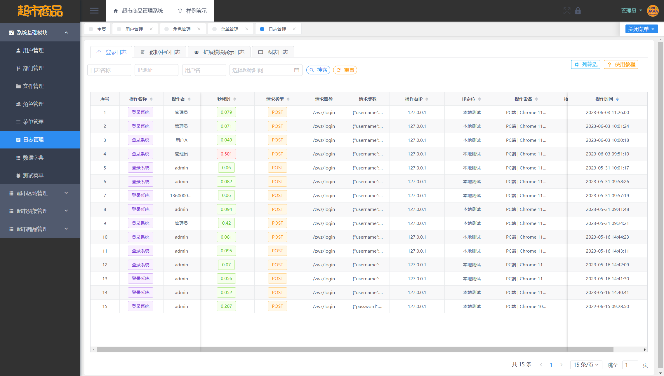 超市商品管理系统 毕业设计 JAVA+Vue+SpringBoot+MySQL,在这里插入图片描述,第23张