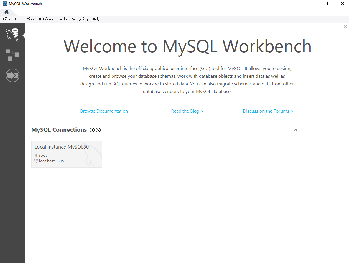 MySQL Workbench基本用法,第2张