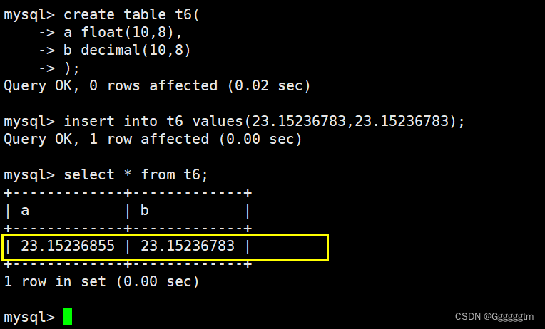 [MySQL] MySQL中的数据类型,第19张