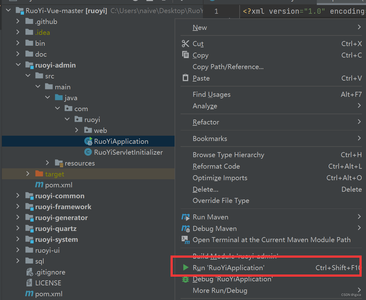 若依框架（一）使用若依框架从0到1快速搭建springboot + vue 项目,在这里插入图片描述,第10张