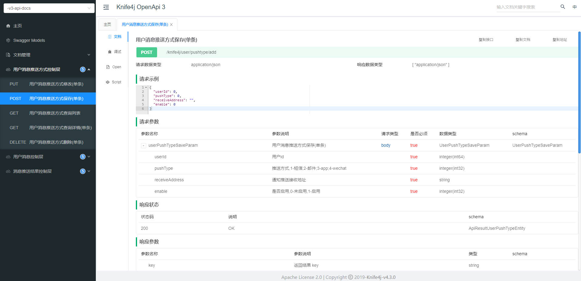 Springboot 2.7 集成 Swagger 增强版接口框架 Knife4j 4.3 + springdoc OpenApi 3.0,knife4j-openapi3-doc-1,第2张