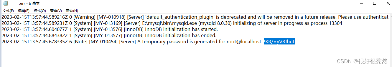 Mysql 1045 Access denied for user ‘root‘@‘localhost‘ (using password: YESNO)个人解决方法 分享一下,在这里插入图片描述,第12张