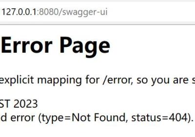 springboot 集成 Swagger3（速通）