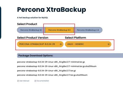 MySQL 社区开源备份工具 Xtrabackup 详解