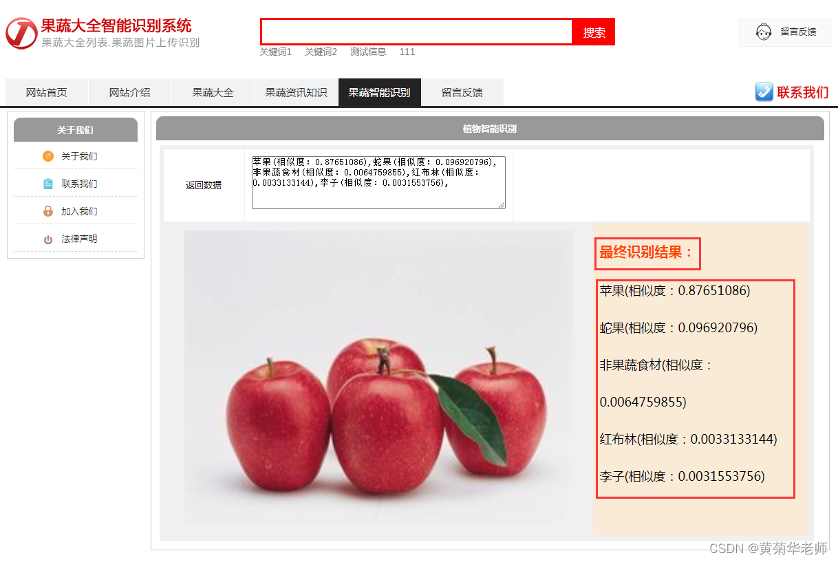 基于Springboot+百度AI人工智能水果蔬菜果蔬智能识别系统设计与实现,第6张