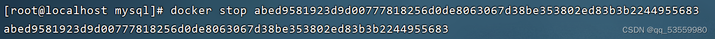 docker: Error response from daemon: Conflict. The container name “mysql“ is already in use by conta,第3张