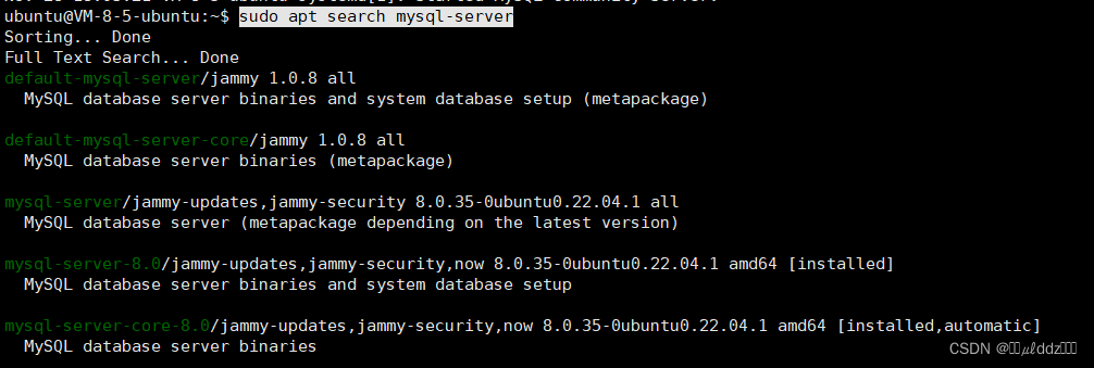 在Ubuntu 上安装 MySQL两种方式：在线方式和离线方式,在这里插入图片描述,第2张