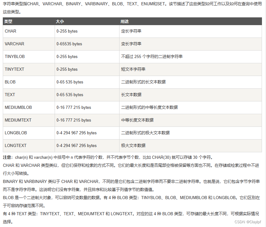 Mysql - Mysql的常用数据类型,第6张