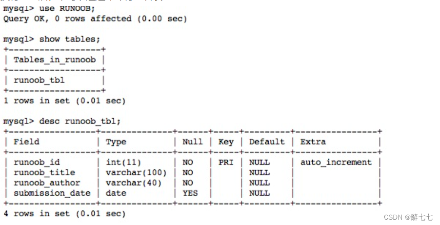 【MySQL】MySQL 数据类型，数值、日期和时间、字符串类型，创建数据表，删除数据表,在这里插入图片描述,第6张