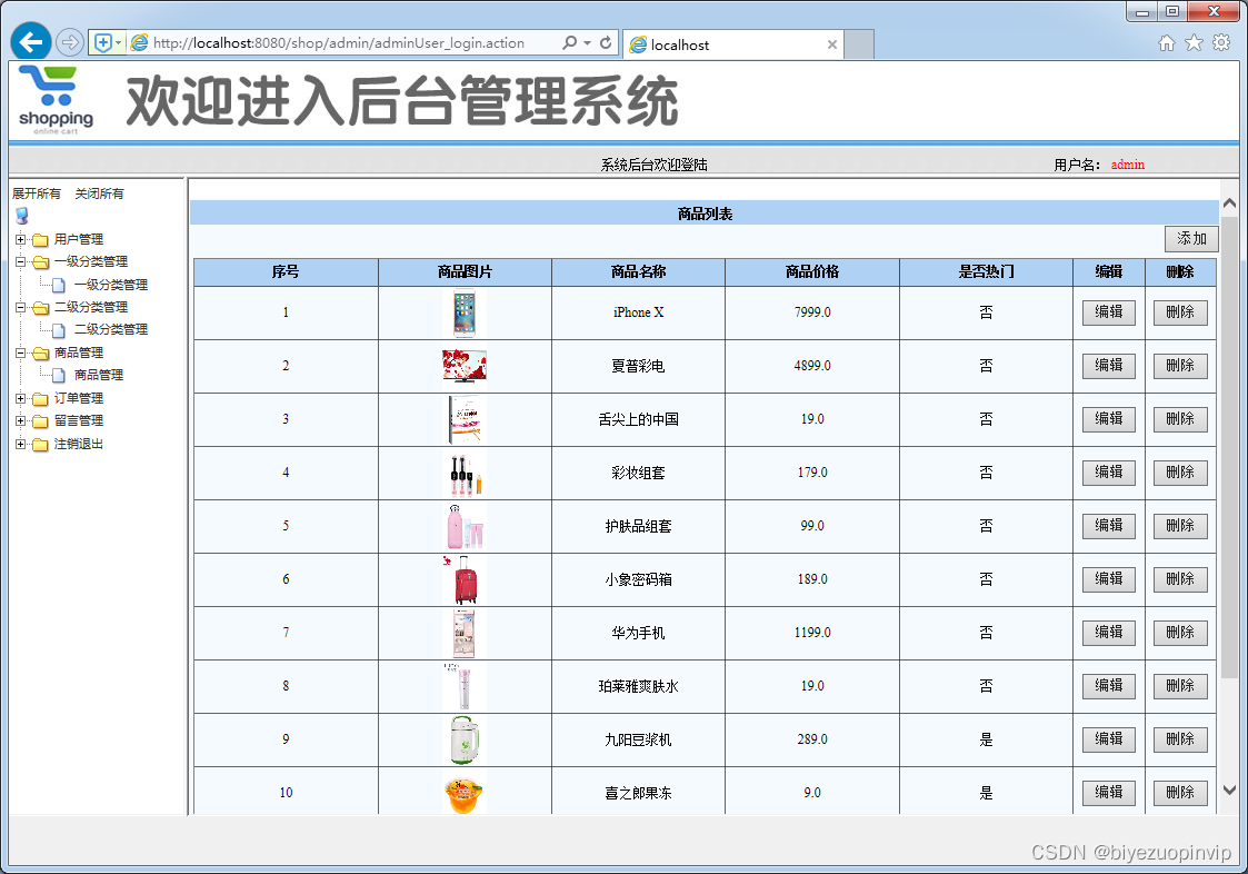 网上商城购物系统设计与实现（Java+Web+SSM+MySQL）,在这里插入图片描述,第2张