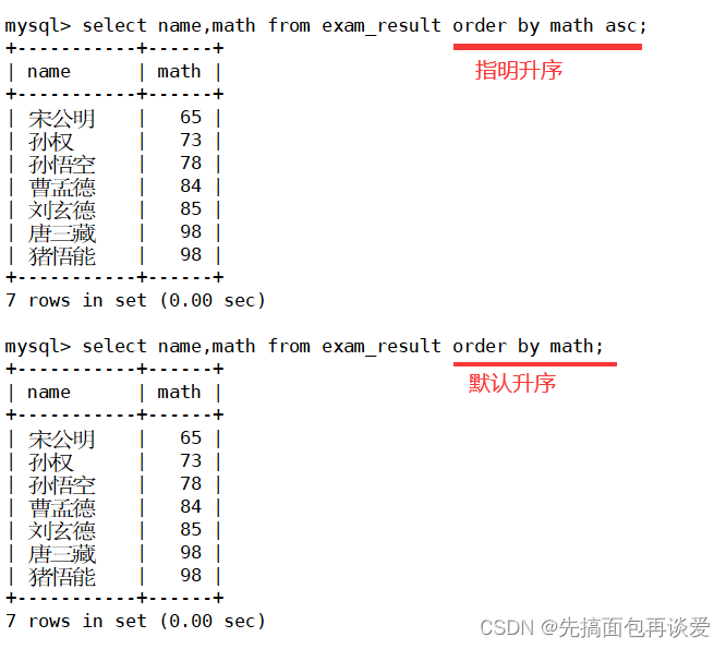 【MySQL】insert和select单表查询详解（包含大量示例，看了必会）,在这里插入图片描述,第88张