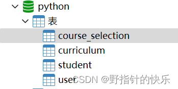 基于python+mysql的学生选课系统（文末附源代码）,第4张