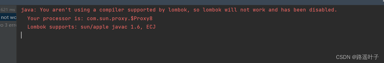 java: You aren‘t using a compiler supported by lombok, so lombok will not work and has been disabled,第1张