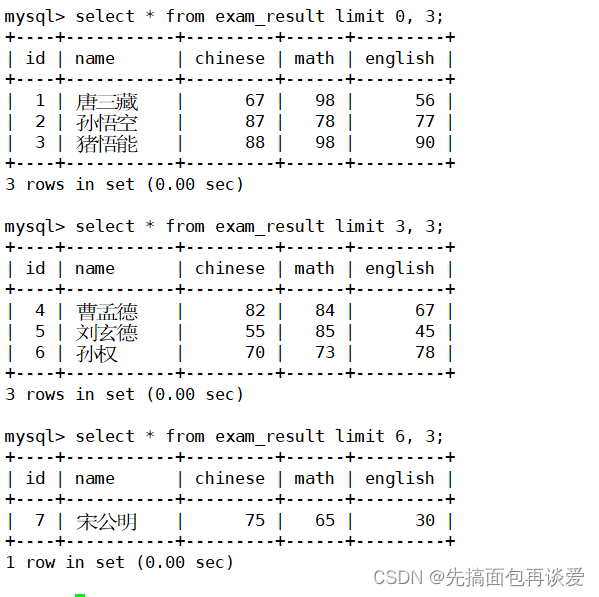 【MySQL】insert和select单表查询详解（包含大量示例，看了必会）,在这里插入图片描述,第105张