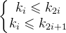 【数据结构】什么是堆?,\left\{\begin{matrix} k_{i}\leqslant k_{2i} \ k_{i}\leqslant k_{2i+1} & & \end{matrix}\right.,第3张