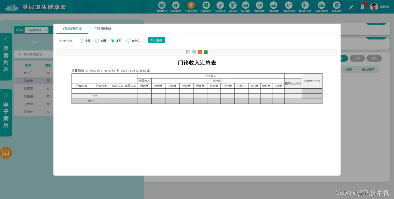 springboot云HIS医院信息综合管理平台源码,第5张