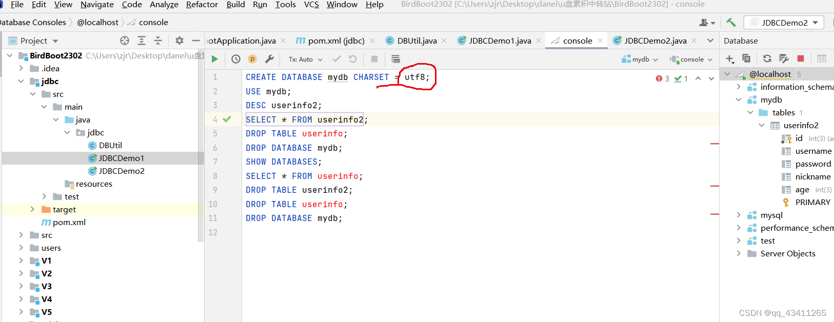 Mysql中关于 错误 1366 - Incorrect string value: ‘xE5xBCxA0xE4xB8x89‘ for column ‘name‘ at row 1,第1张