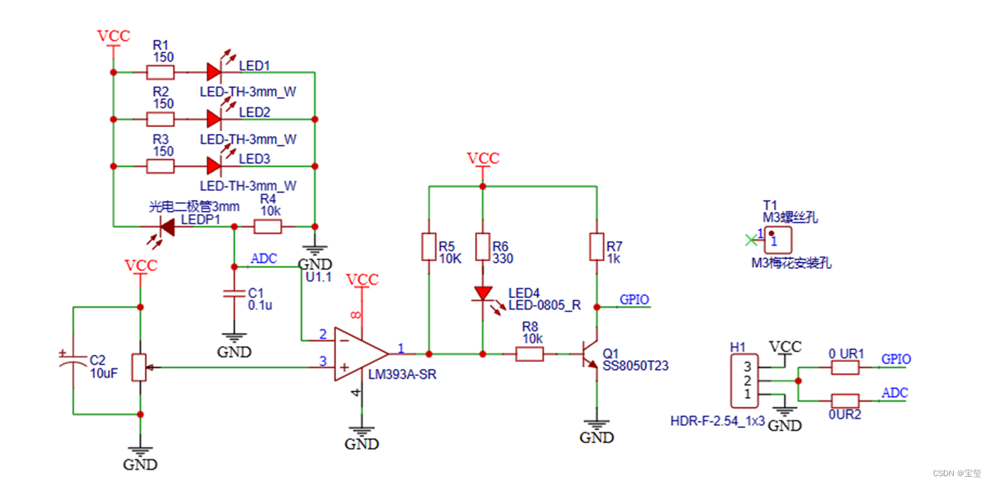 STM32循迹小车系列教程（三）—— 使用灰度传感器循迹,第3张