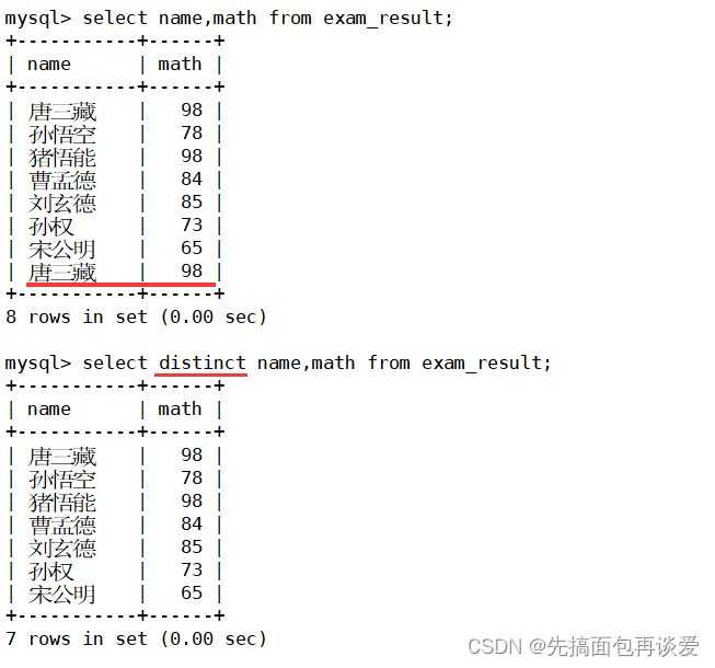 【MySQL】insert和select单表查询详解（包含大量示例，看了必会）,在这里插入图片描述,第45张