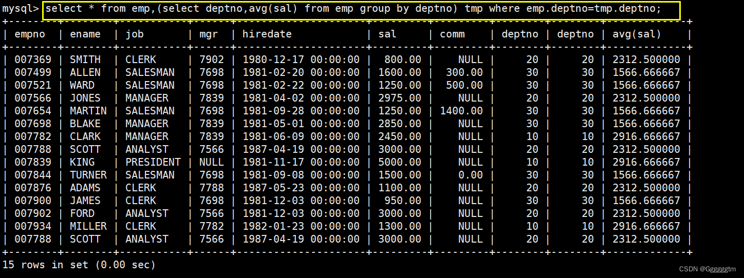 [MySQL] MySQL复合查询（多表查询、子查询）,第34张